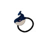 Multiple Gifty Ocean World hair ties stacked to show variety of ocean animal prints