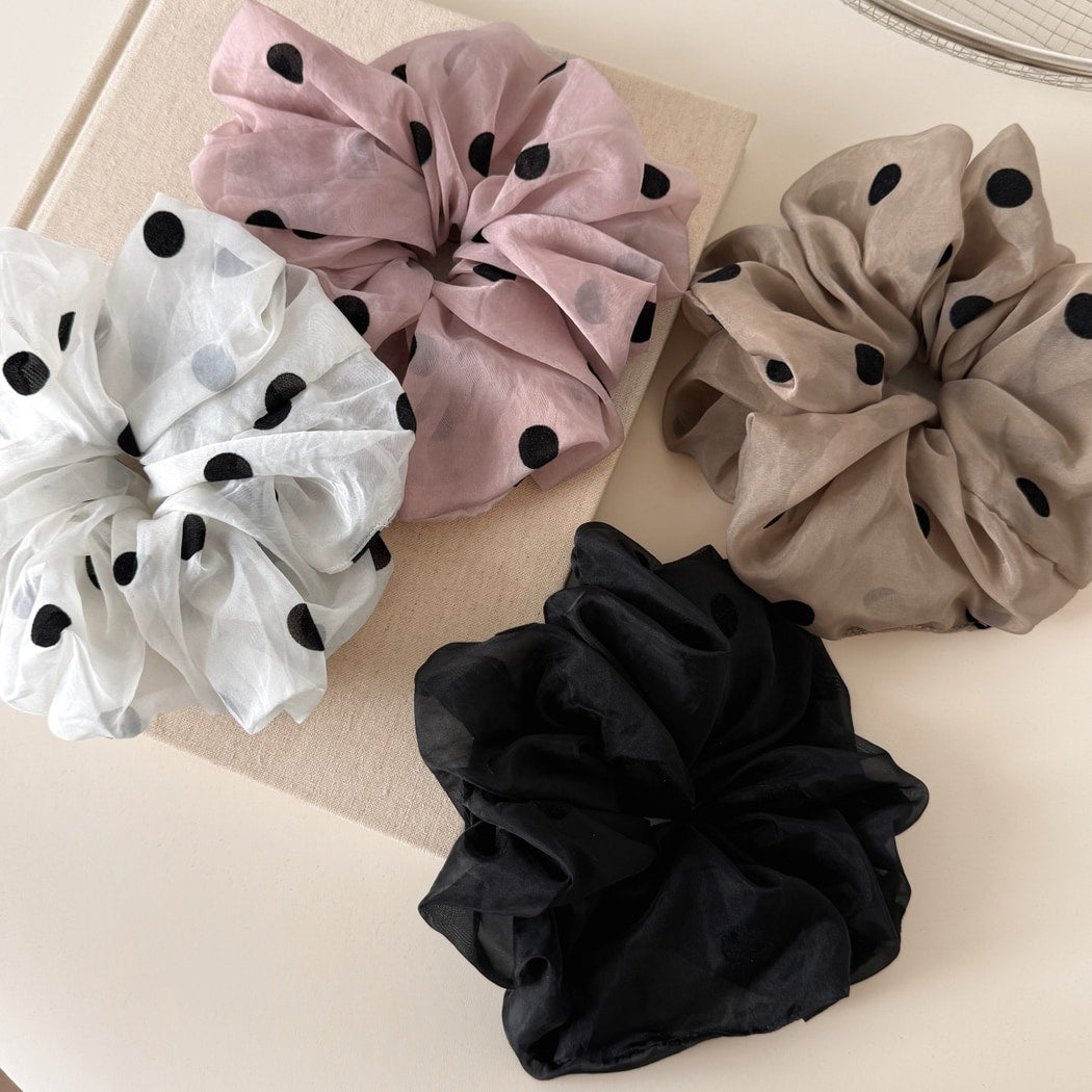 Gifty - Airy Polka Dot Scrunchie
