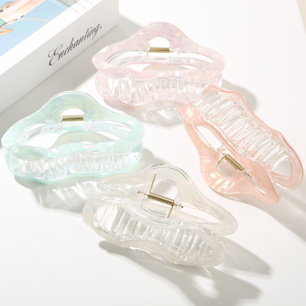 Beau - Cloud Shaped Acetate Hair Claw Clip