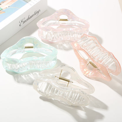Beau - Cloud Shaped Acetate Hair Claw Clip