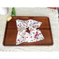 Gifty - Tulip Print Floral Polyester Scrunchie