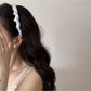 Gifty - Plaid Geometric Wavy Polyester Headband
