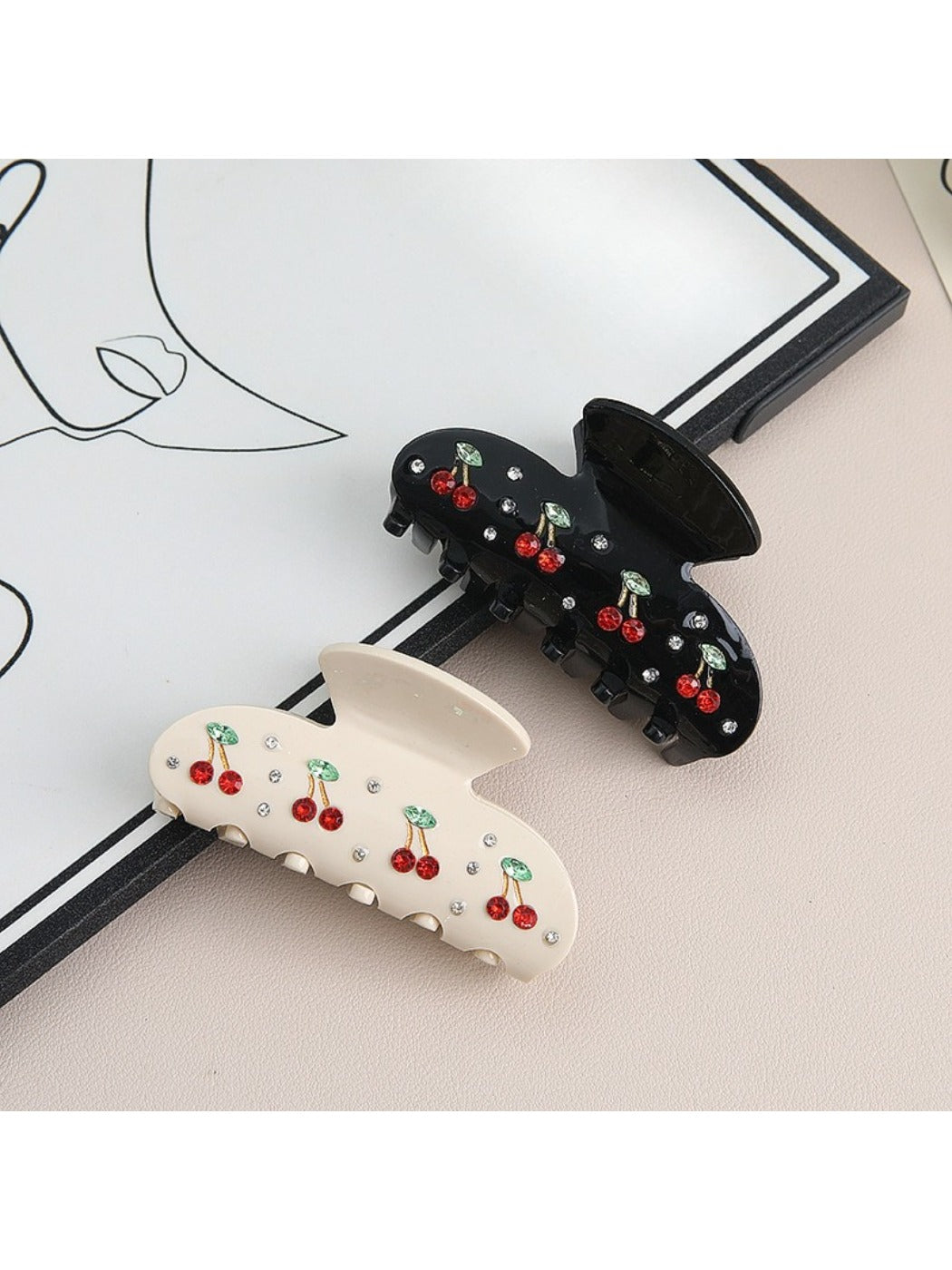 Beau - Charming Cherry Hair Claw Clip