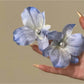 Earedge - Romantic Blue Flower Earrings
