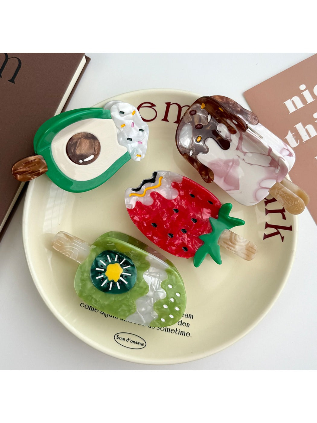 Beau - Cute Ice Cream Shaped Hair Clip