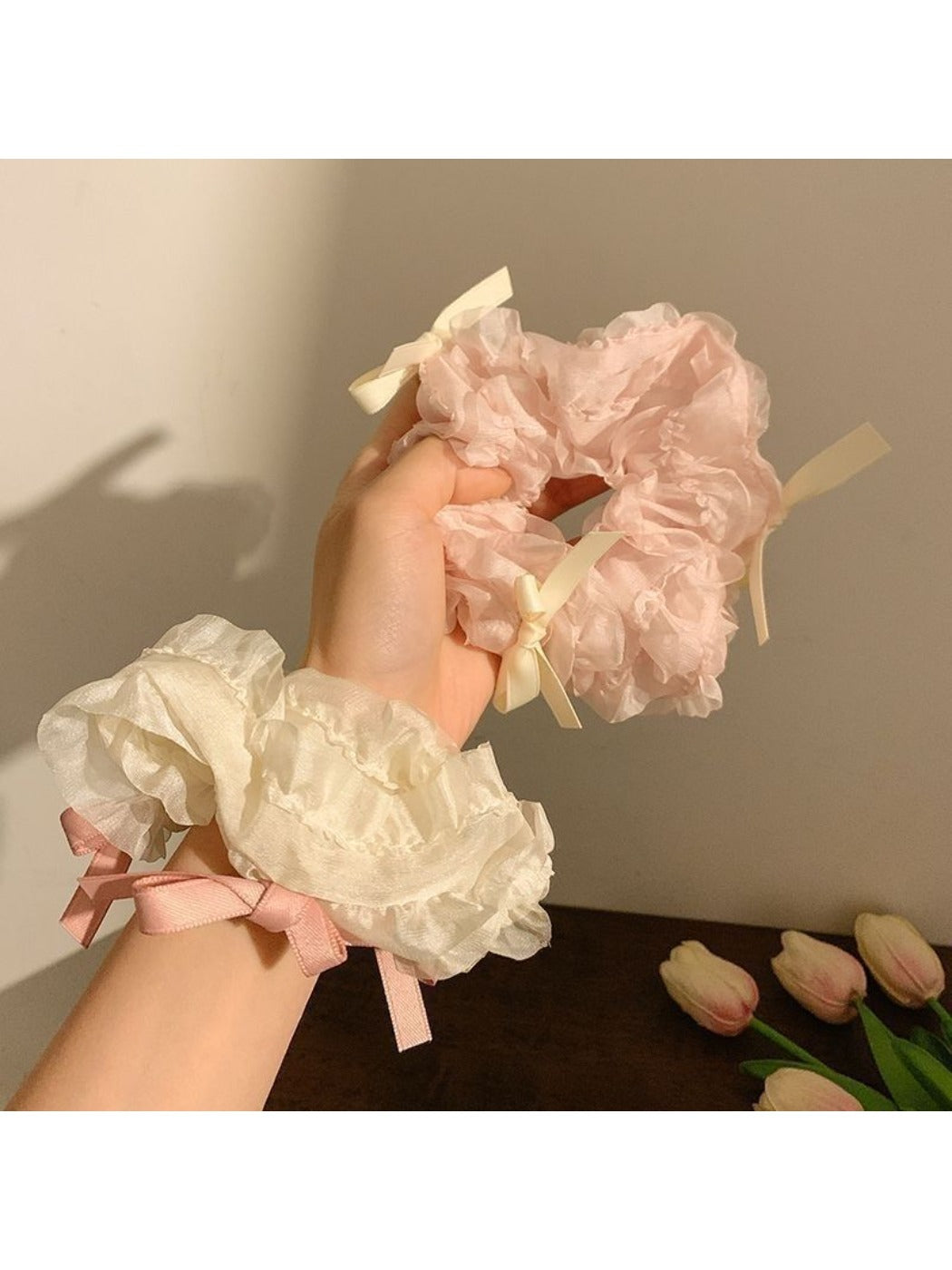 Gifty - Sweet Ribbon Bow Scrunchie