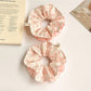 Gifty - Double Layer Floral Print Polyester Scrunchie