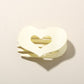 Beau - Heart Cutout Matte Hair Clip