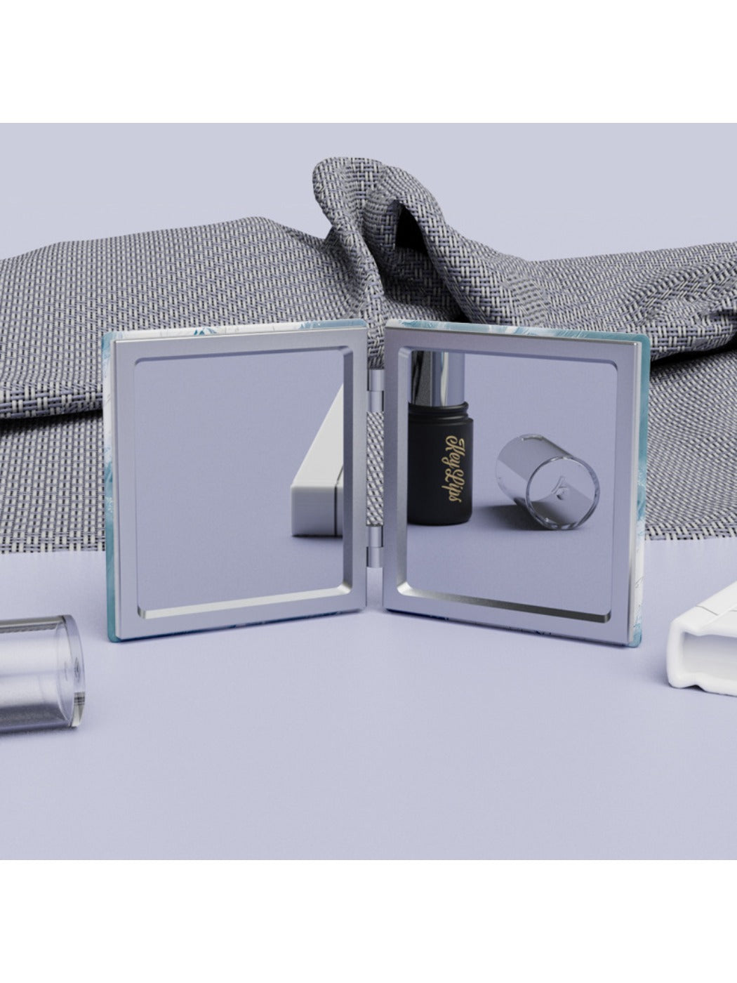 Mirroray - Minimalist Oil Painting Style Makeup Mirror