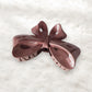 Beau - Retro Bow Shape Plastic Claw Hair Clip