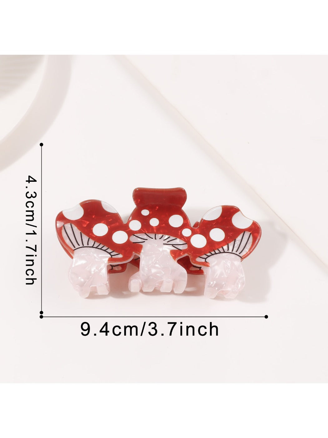 Beau - Cute Mushroom Shaped Hair Claw Clip