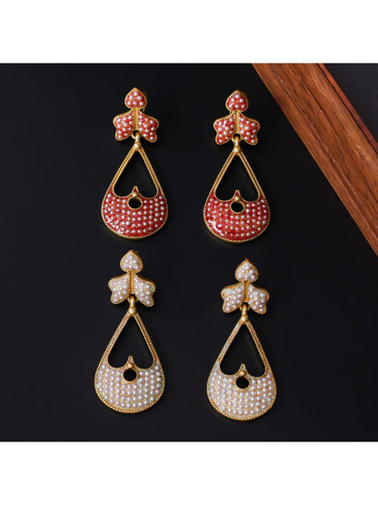 Earedge - Vintage Openwork Geometric Stud Earrings