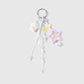 Keypus - Cute Dog Star Pendant Beaded Keychain