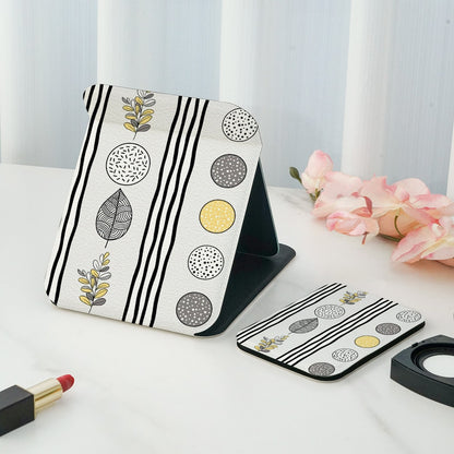 Mirroray - Folding Double-Sided Print Makeup Mirror