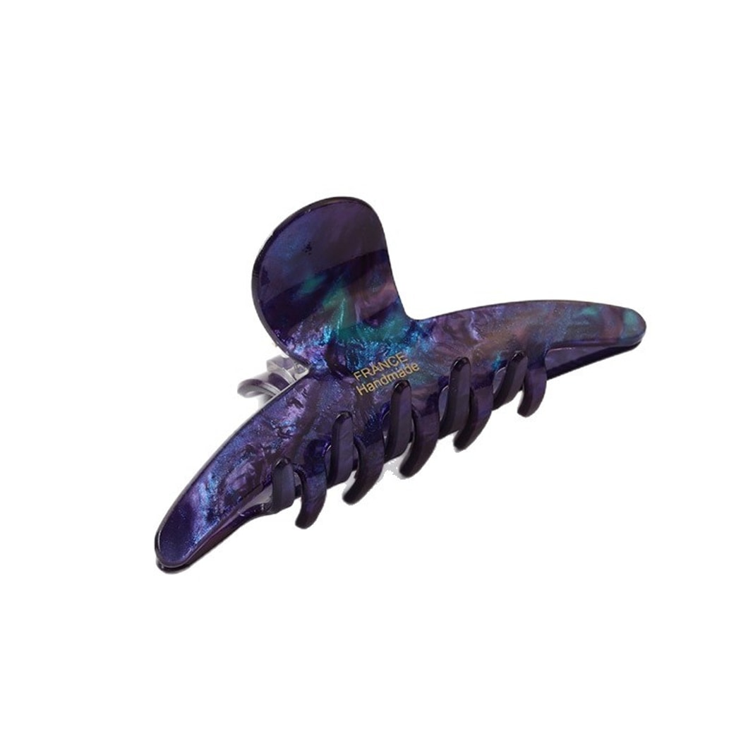 Beau - Curved Starry Design PVC Claw Clip