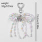 Keypus - Sweet Style Beaded Bow Keychain