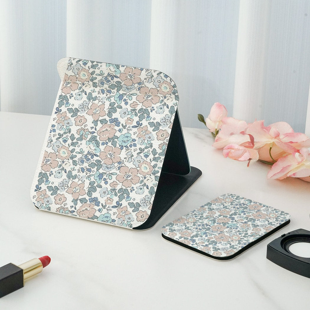 Mirroray - Double Sided Print Portable Folding Makeup Mirror