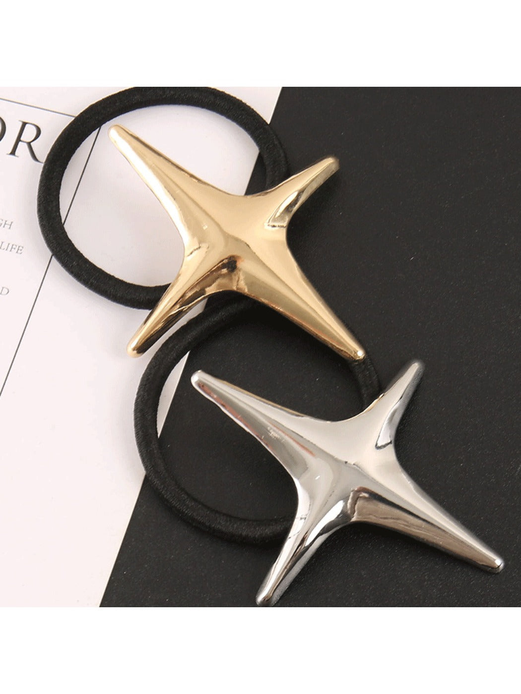 Gifty - Simple Star Print Hair Tie