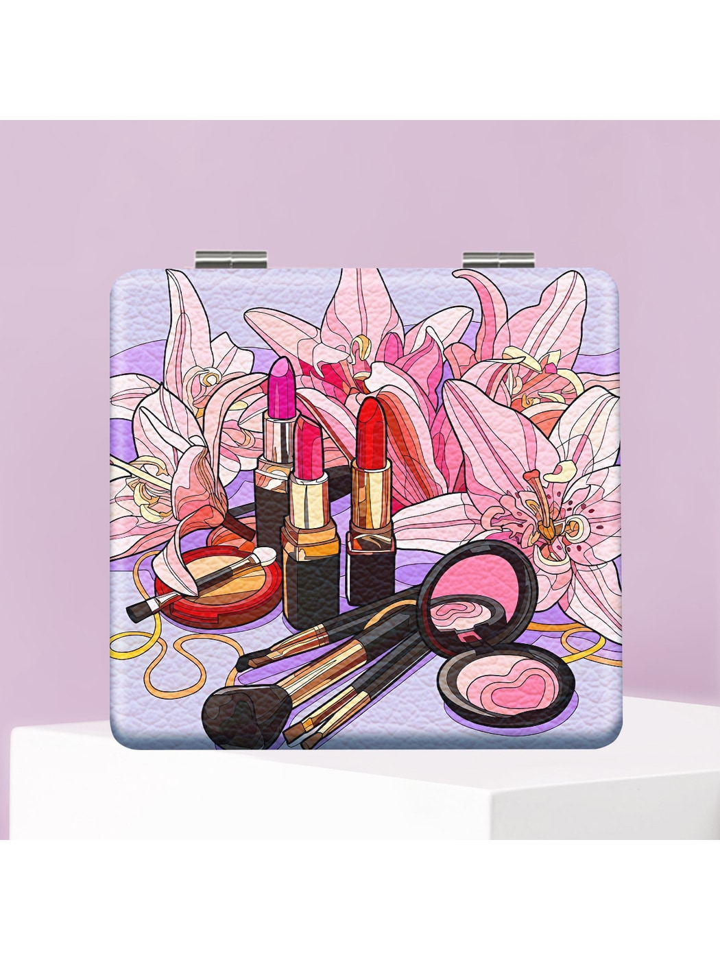 Mirroray - Cartoon Style Print Makeup Mirror