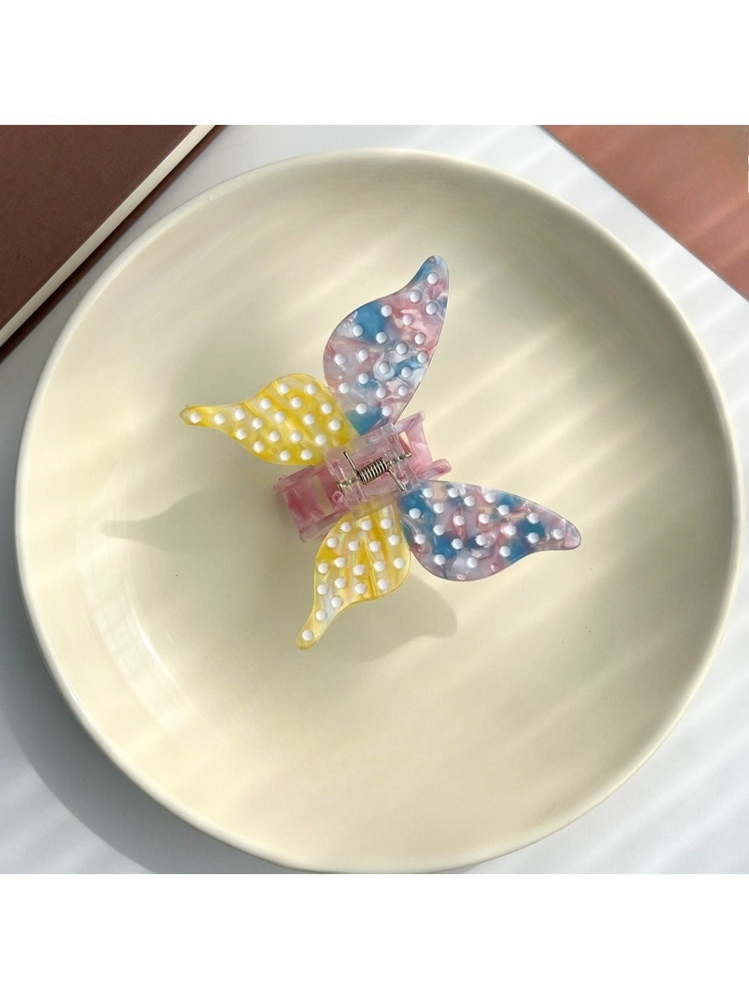 Beau - Polka Dot 3D Butterfly Hair Clip