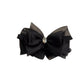 Beau - Solid Layered Bow Banana Clip