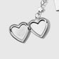 Keypus - Key and Heart Charm Minimalist Keychain