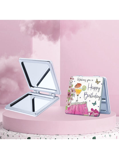 Mirroray - Cartoon Style Foldable Pocket Makeup Mirror