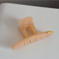 Beau - Curved Open Center Design Detail Claw Clip