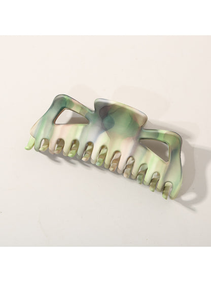 Beau - Ink Wash Striped Shark Hair Claw Clip