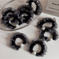Gifty - High Stretch Plaid Ruffled Scrunchie
