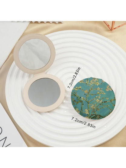 Mirroray - Round Glass Portable Folding Vanity Mirror