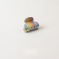Beau - Glossy Rainbow Stripe PVC Claw Clip