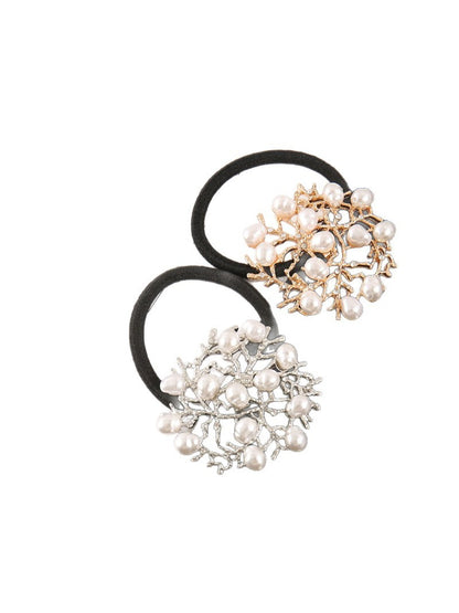 Gifty - Alloy Flower-Shaped Hair Tie