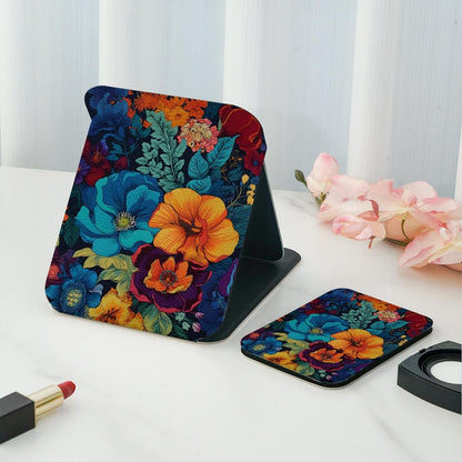 Mirroray - Dark Floral Tabletop Folding Vanity Mirror