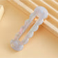 Beau - Colorful Hollowed Out Wave Shaped Hair Clip