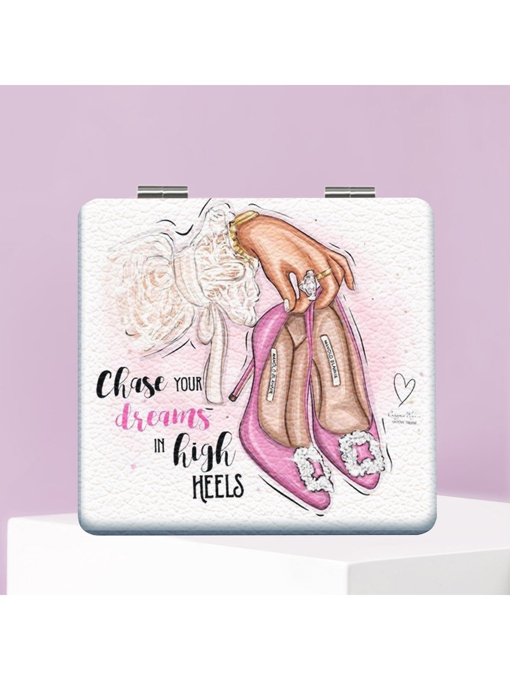 Mirroray - High Heel Printed Folding Mirror