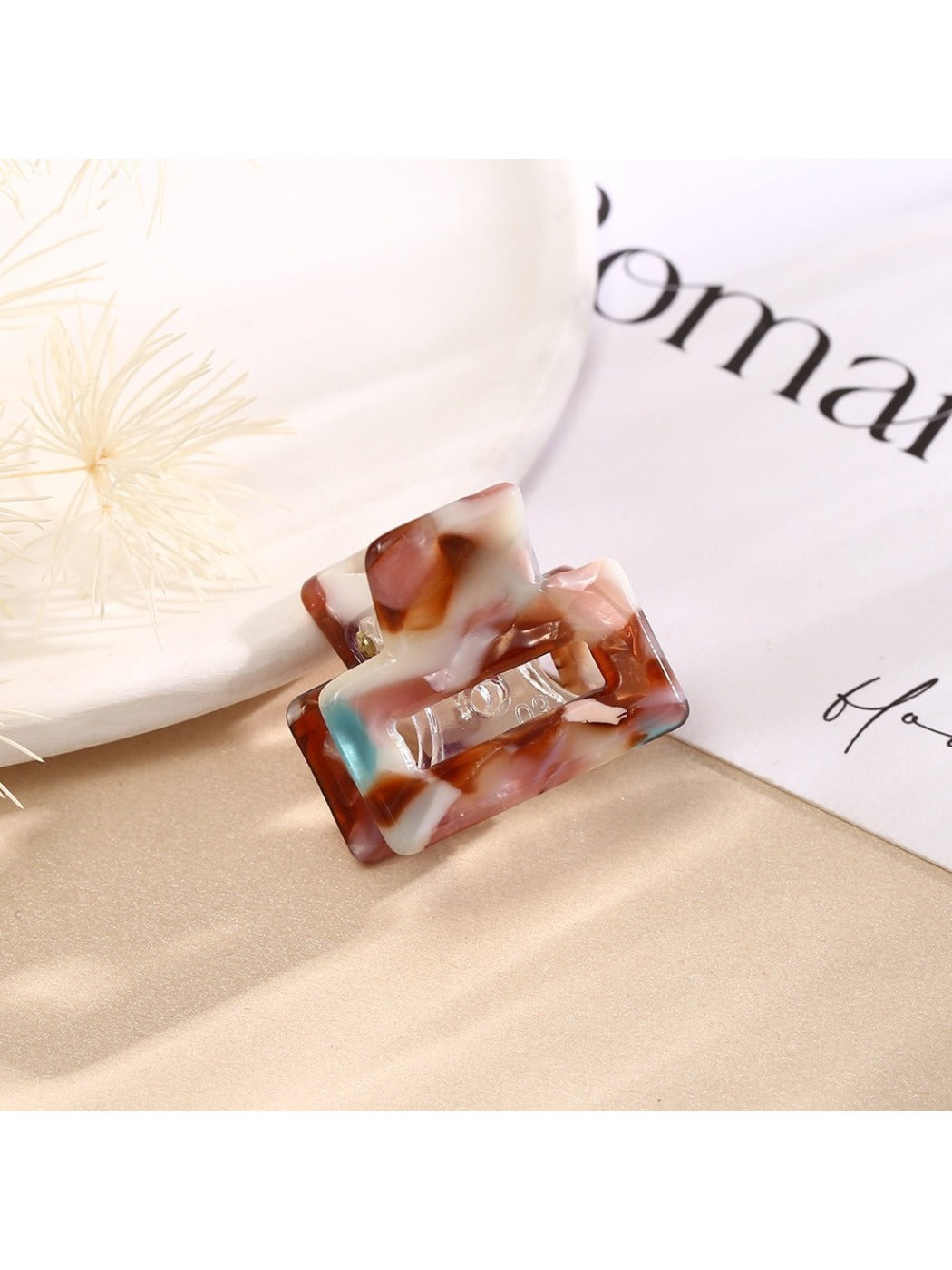 Beau - Macaron Square Star Hair Clip