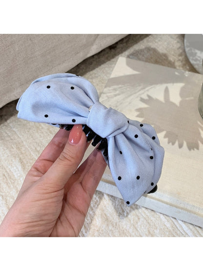 Beau - Beautiful Polka Dot Bow Hair Clip