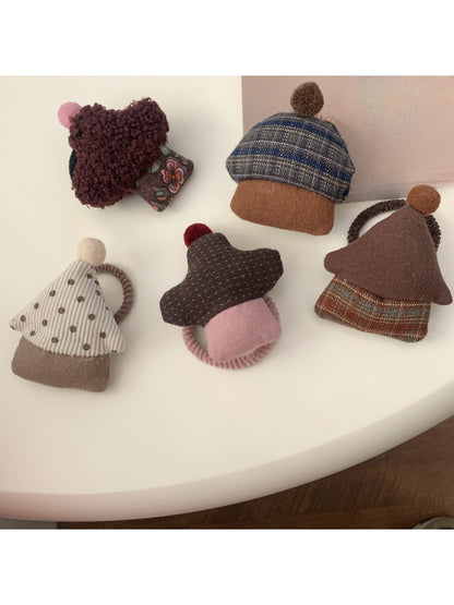 Gifty - Cute House Pattern Hair Tie