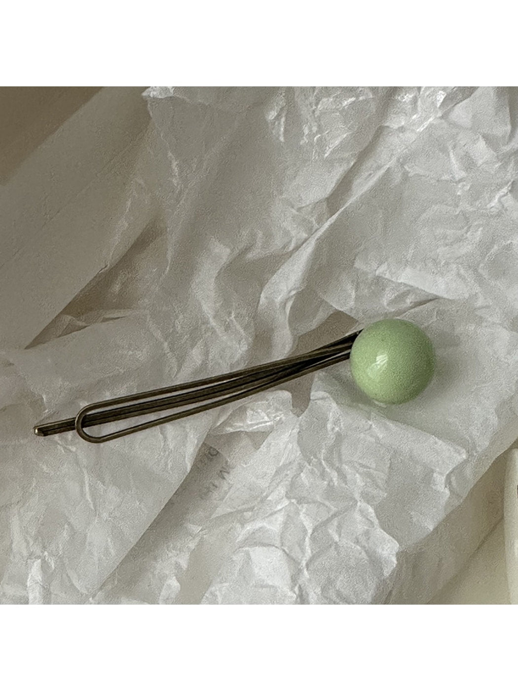 Beau - Decorative Round Ball Side Bangs Hair Clip