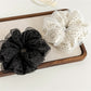 Gifty - Double Layer Polka Dot Mesh Scrunchie