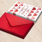Carduria - Valentine's Day Heart Motif Greeting Card