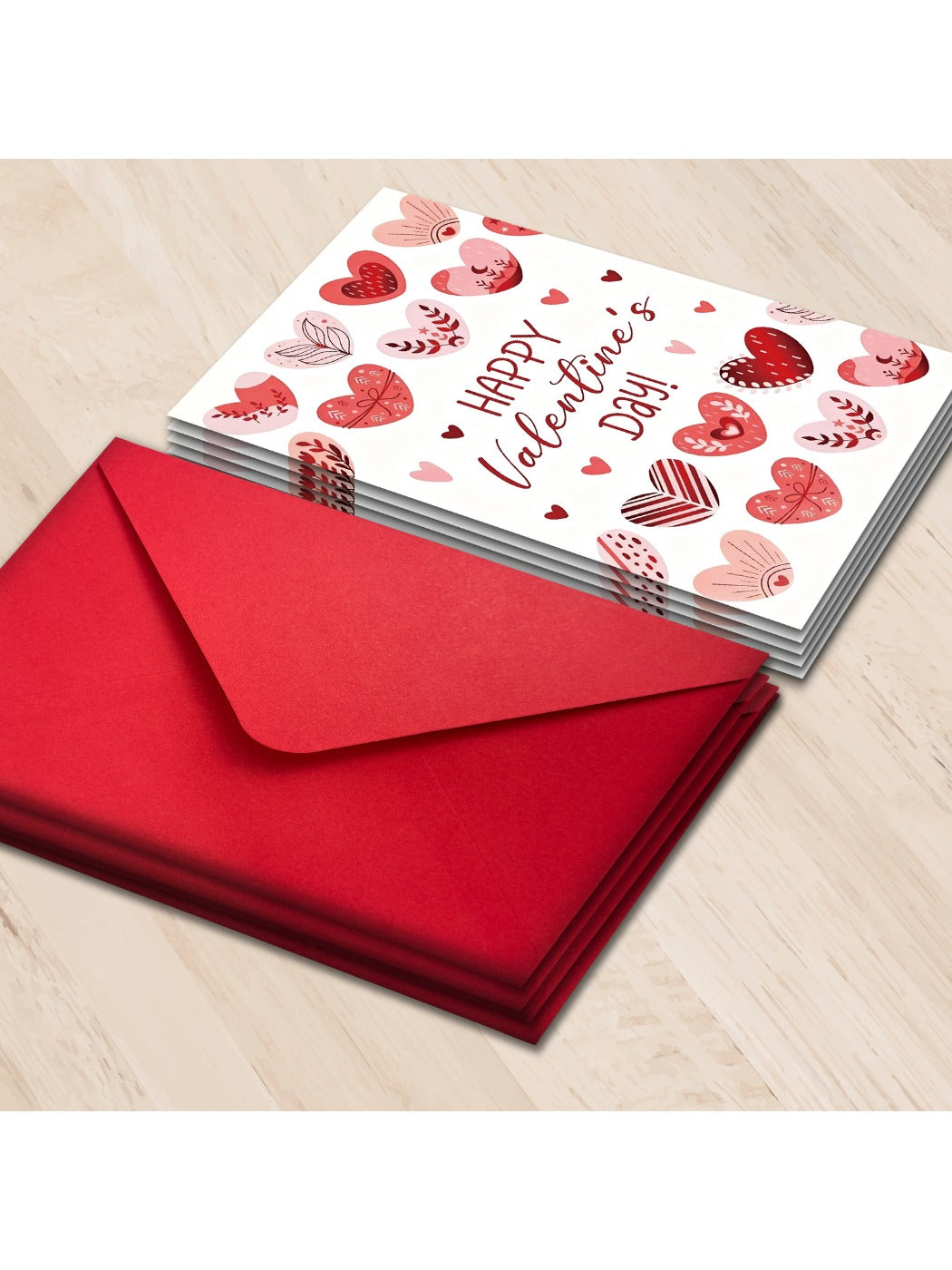 Carduria - Valentine's Day Heart Motif Greeting Card