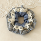 Gifty - Floral Lace Trim Scrunchie