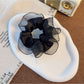 Gifty - Ruffle Mesh Fabric Bow Detail Scrunchie