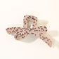 Beau - Leopard Print Bow Shaped Claw Clip