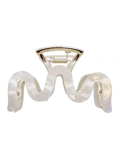 Beau - Wavy Acetate and Alloy Hair Claw Clip