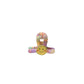 Beau - Cartoon Smiley Yarn Wrapped Polyester Claw Clip