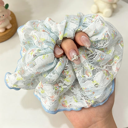 Gifty - Floral Lace Double-Layer Scrunchie