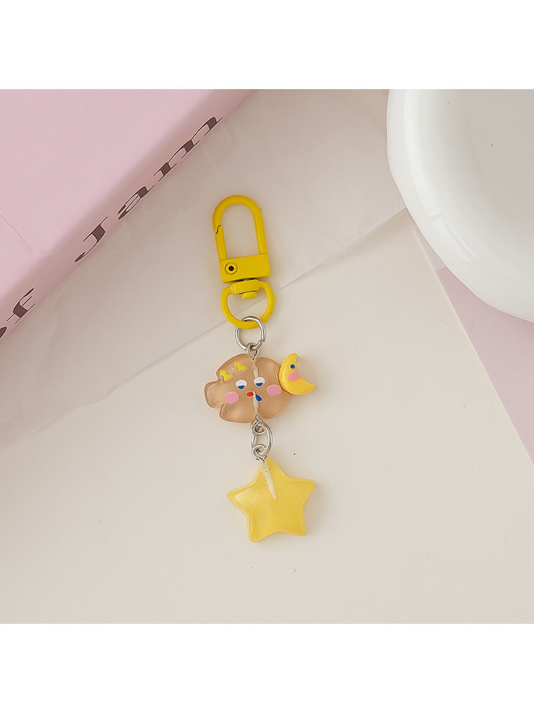 Keypus - Adorable Cloud Shaped Star Keychain